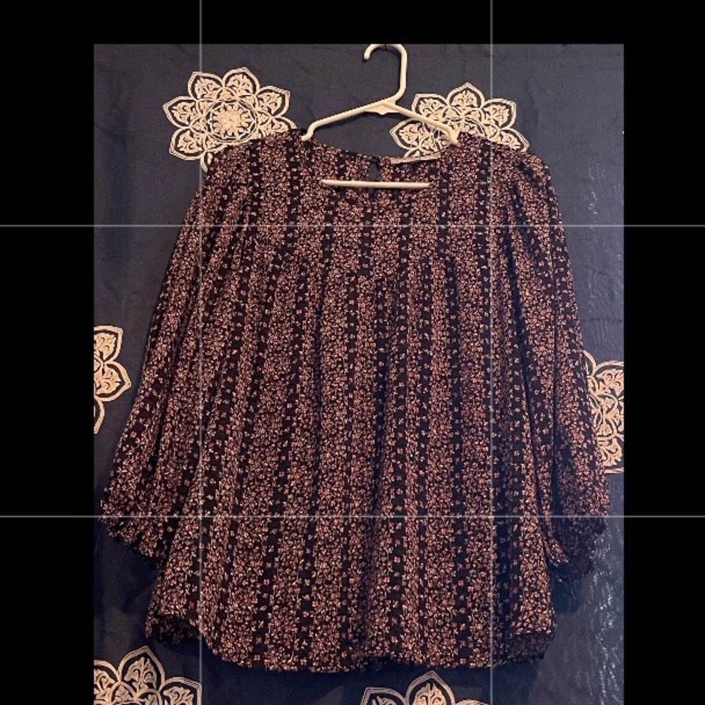 Daniel Rainn Floral Blouse M